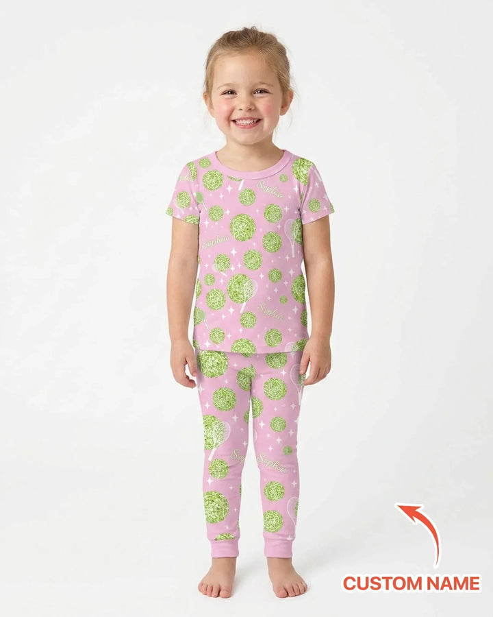 Zweiteiliges, kurzärmliges Pyjama-Set mit Marienkäfern