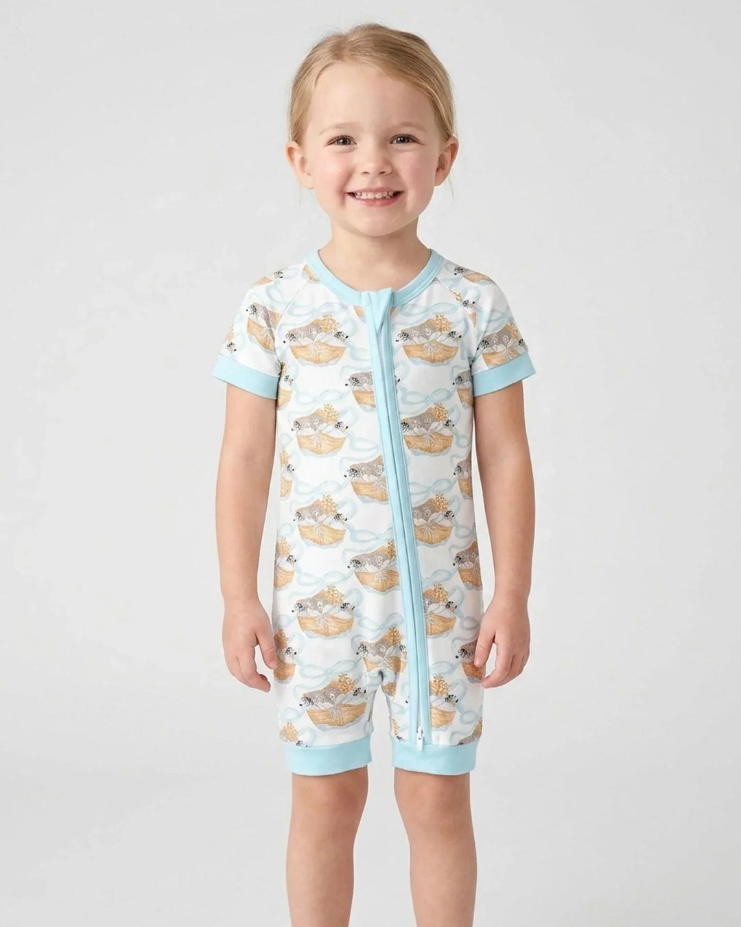Noah's Ark Bamboo Shorty Zippy