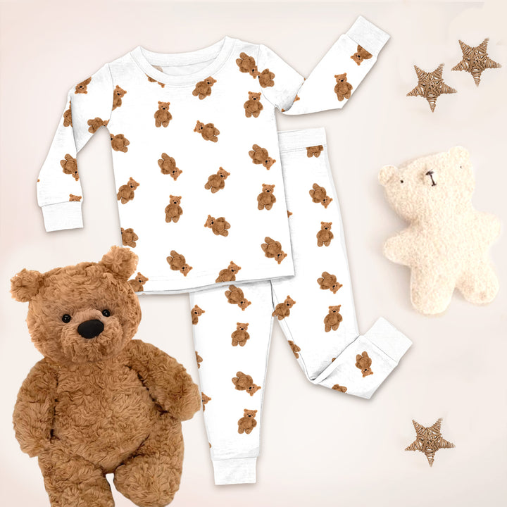 Brownie Teddy Bear Bamboo Pajama for Baby