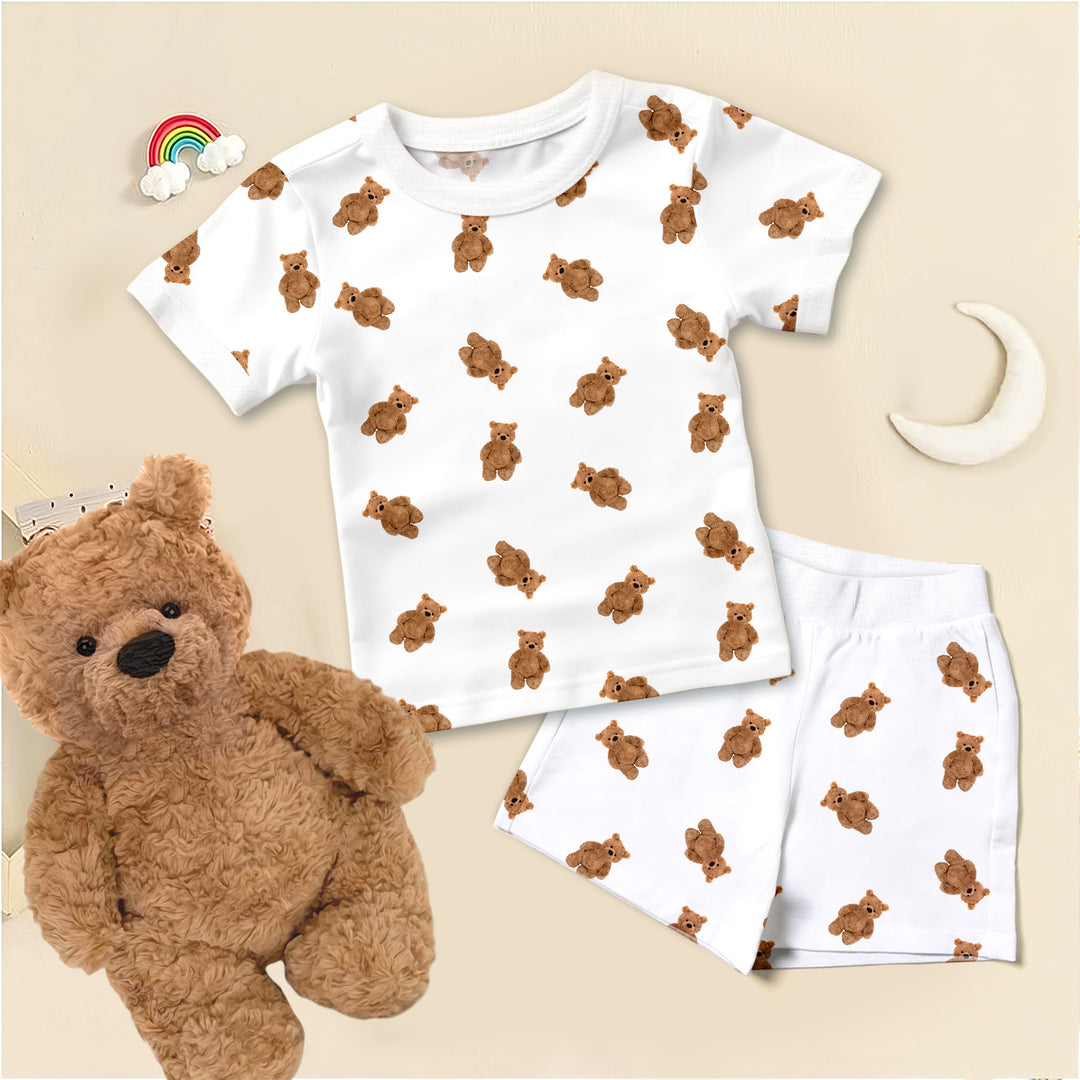 Brownie Teddy Bear Bamboo Pajama for Baby