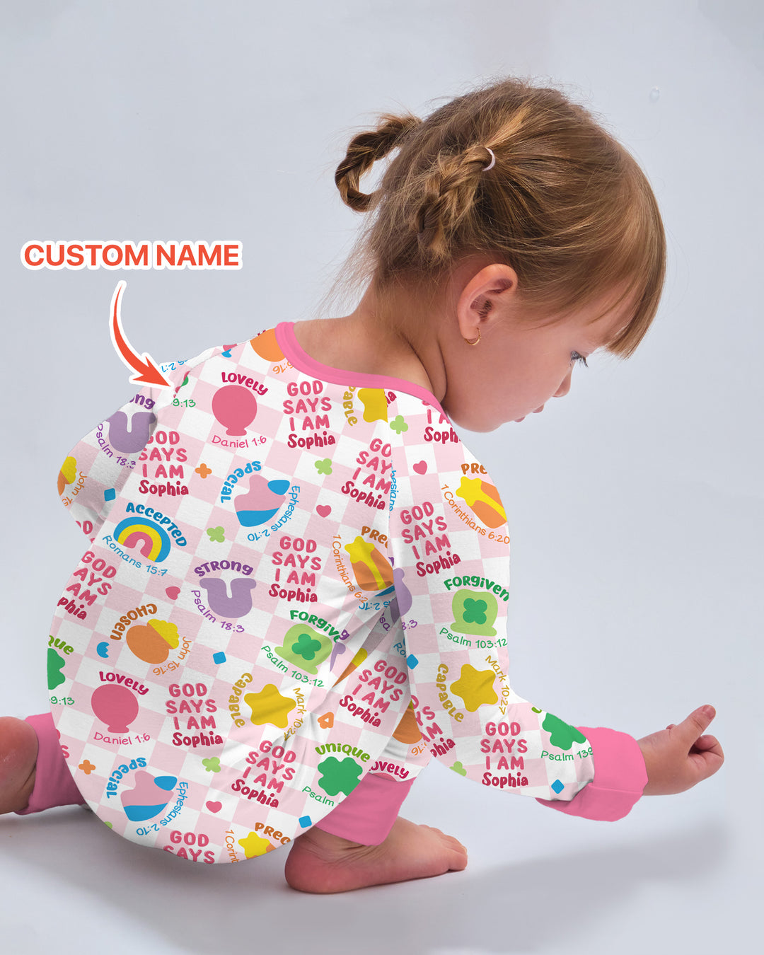 God Says I Am St. Patrick’s Day Custom Name Family Matching Convertible Zippy