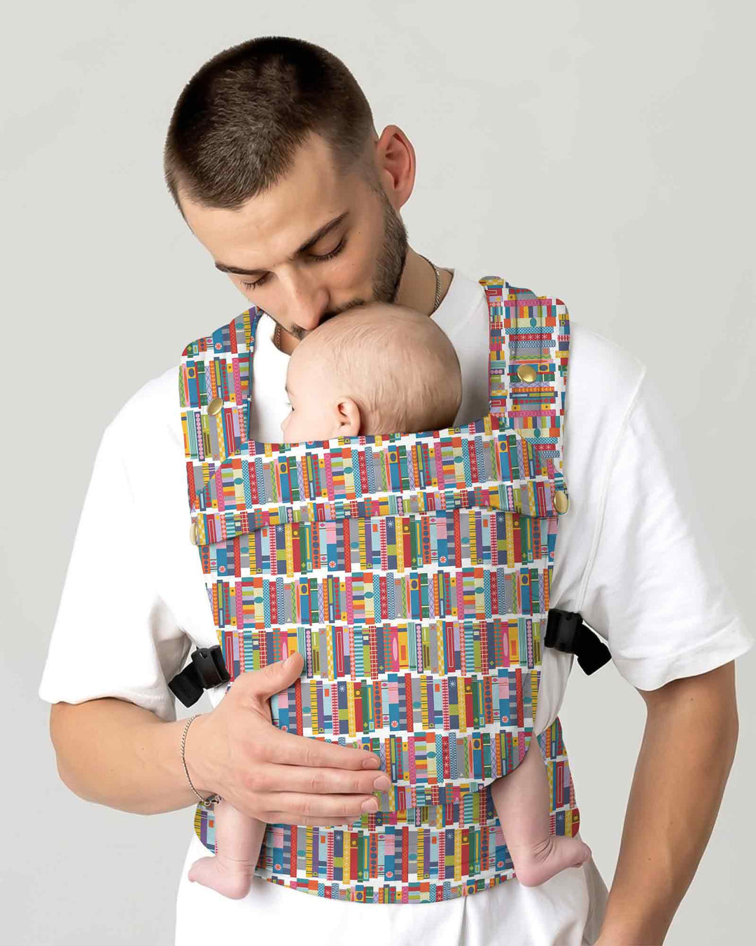 Rainbow Bookshelf Baby Carrier