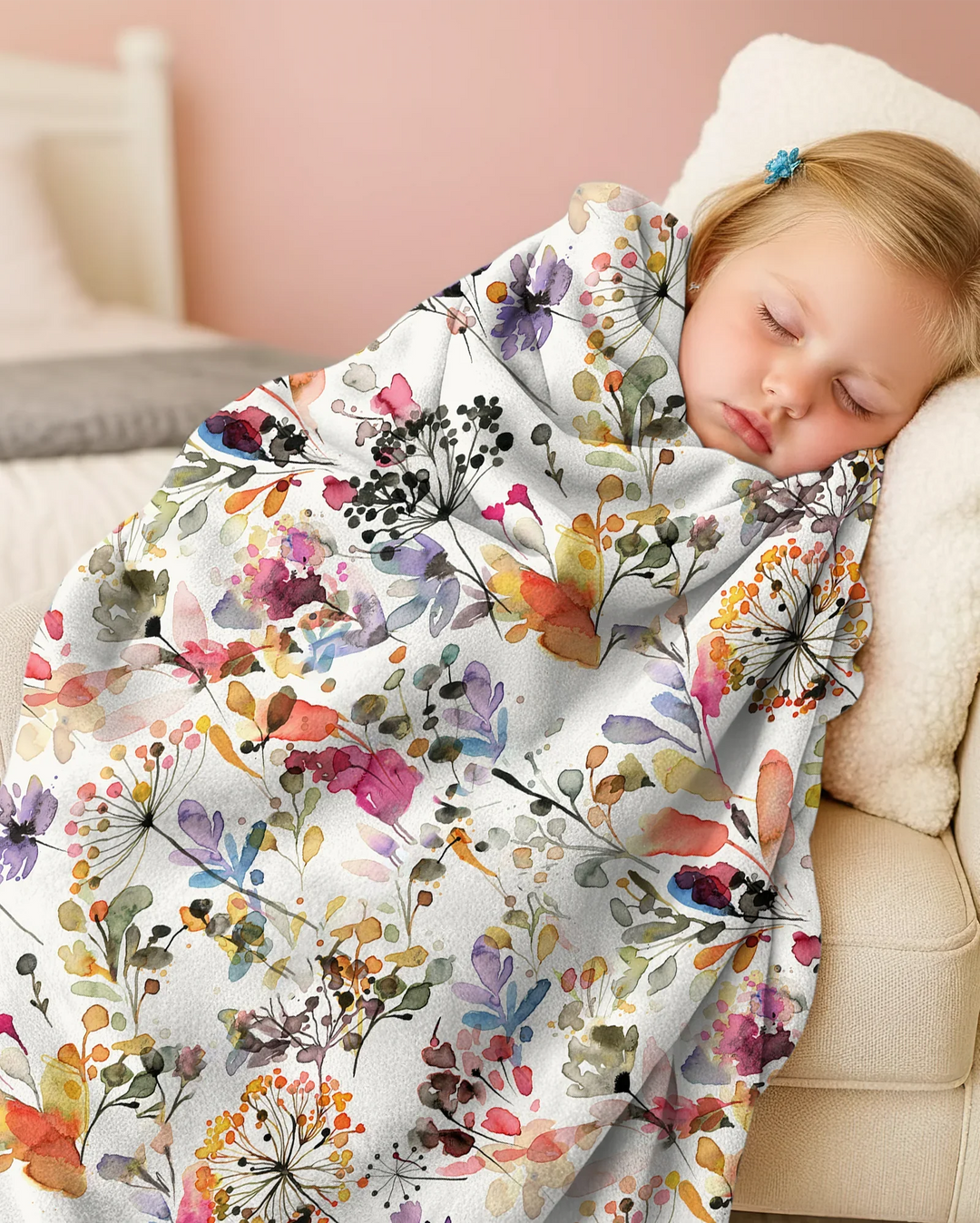 Autumn Meadow Botanicals Bamboo Blanket