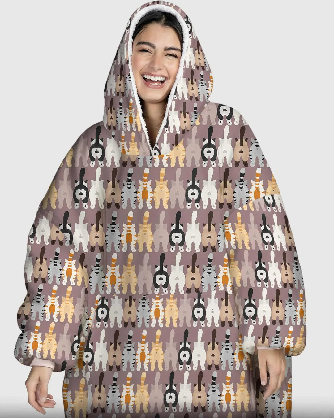 Cheeky Tails Bamboo Blanket Hoodie