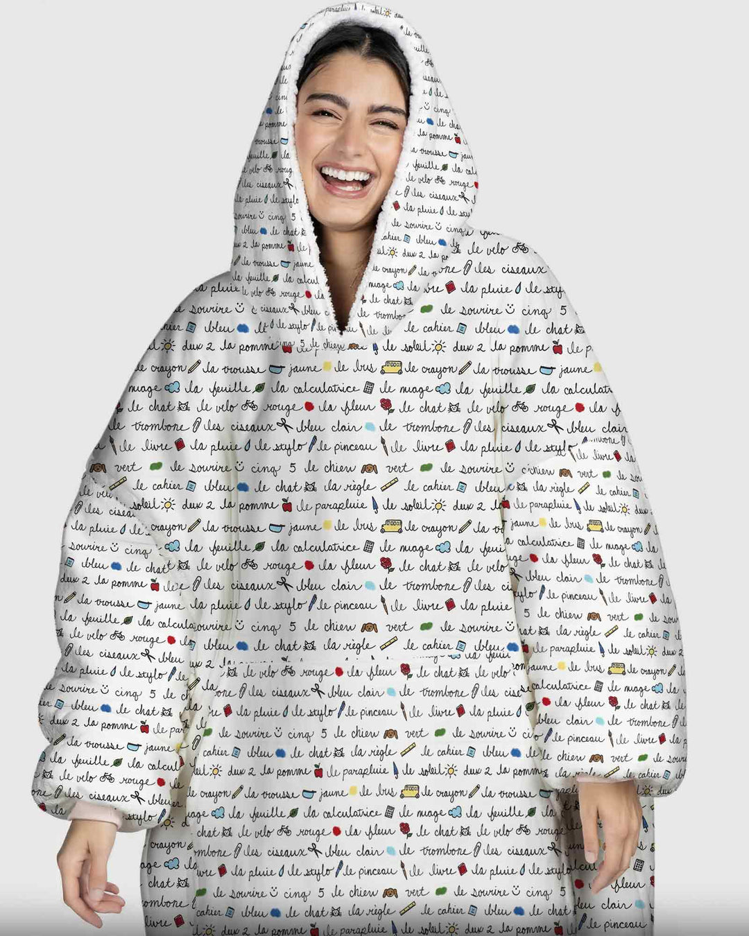 Plantilla de Sudadera Manta de Bambú Personalizada