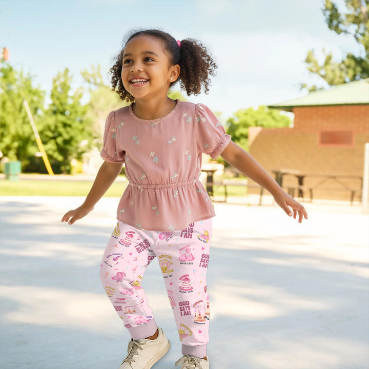 God Says I Am Girl Jogger