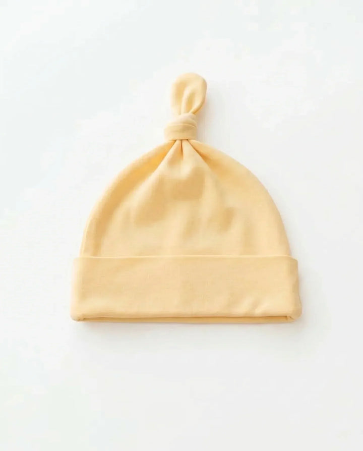 Solid Color Bamboo Knotted Hat