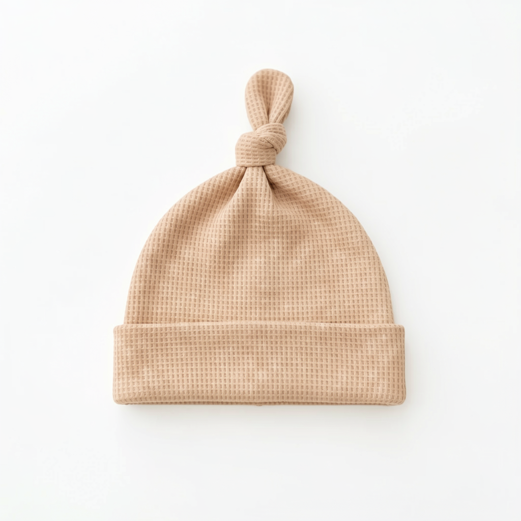 Waffle Bamboo Knotted Hat