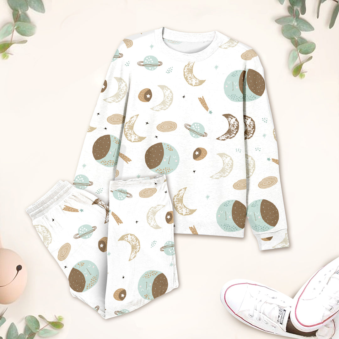 Bamboo Luna Neutral Crescent Outfit for Kids – Calm and Comfortable