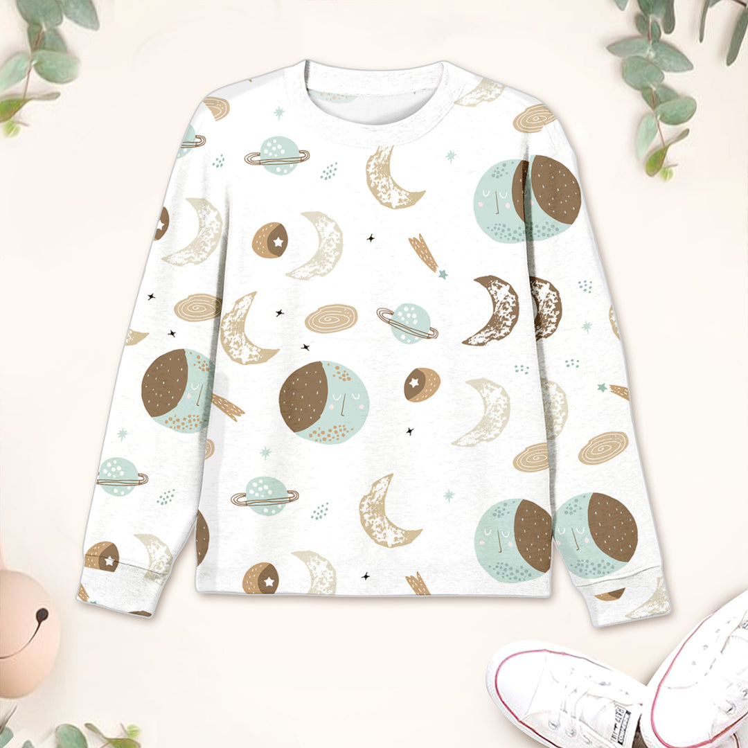 Bamboo Luna Neutral Crescent Outfit for Kids – Calm and Comfortable