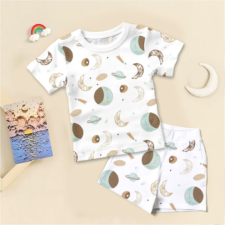 Bamboo Luna Neutral Crescent Outfit for Baby – Soft and Serene