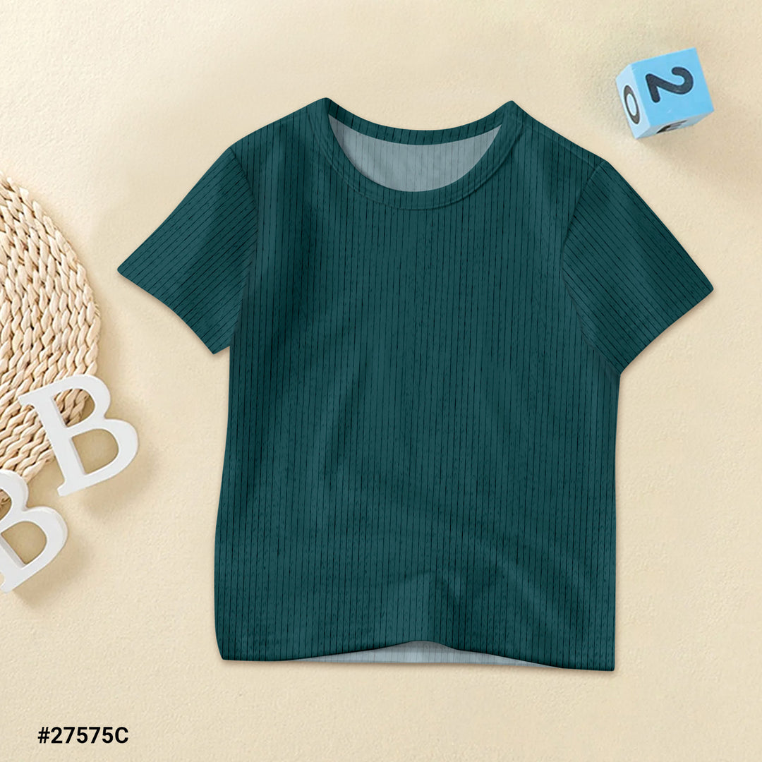 Emerald Ribbed Bamboo Fabric Baby Clothing - Soft & Stretchy