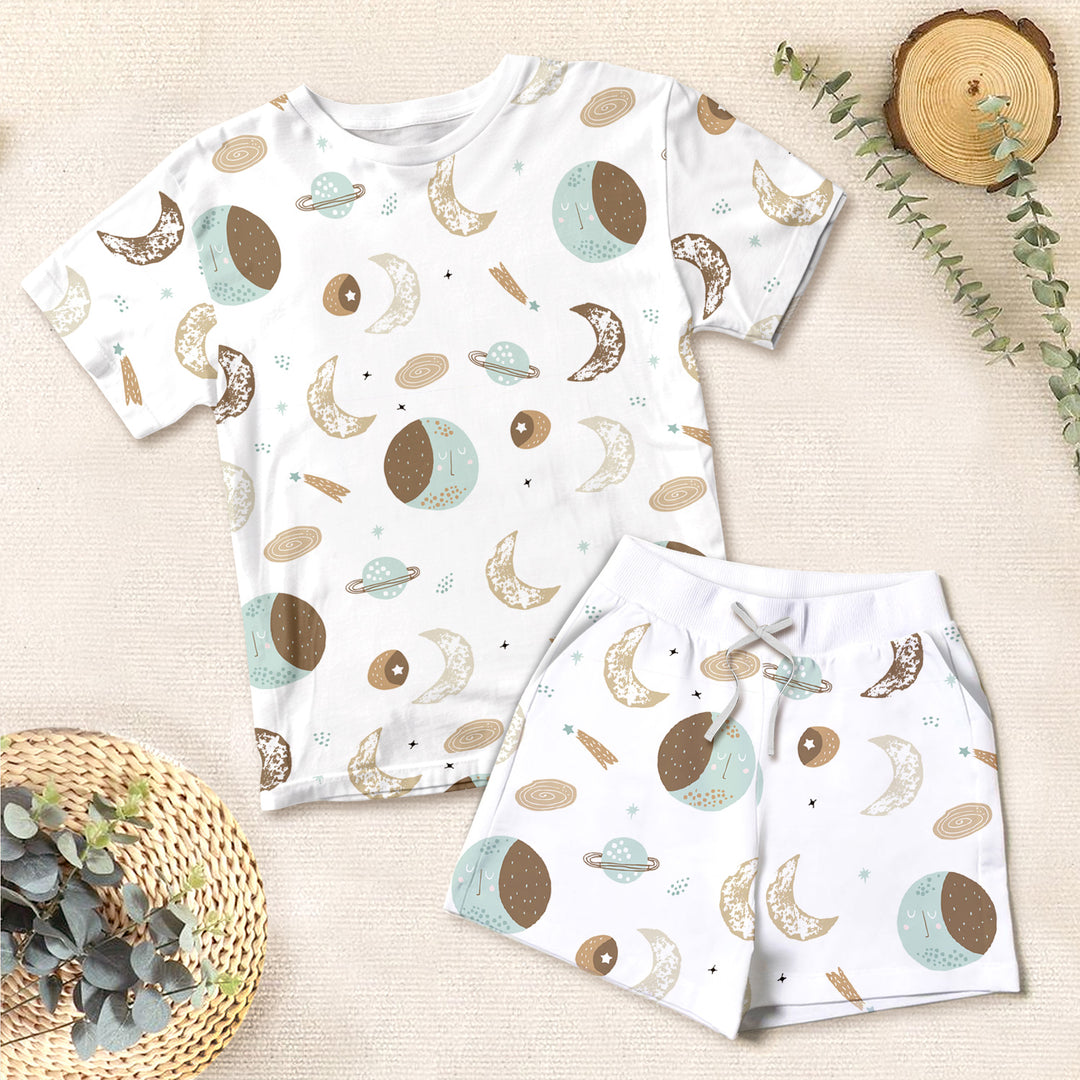 Bamboo Luna Neutral Crescent Outfit for Kids – Calm and Comfortable