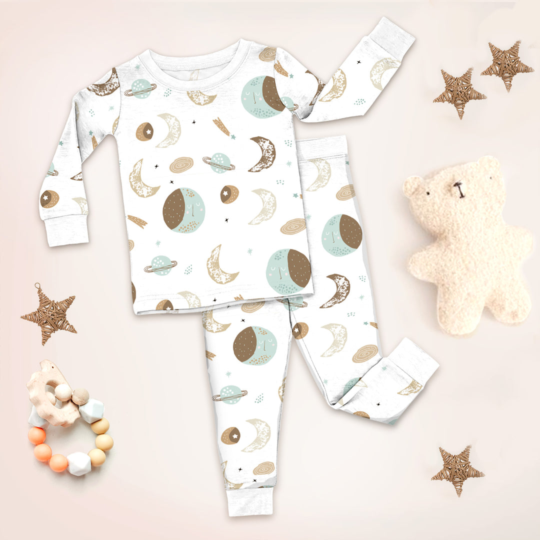 Bamboo Luna Neutral Crescent Outfit for Baby – Soft and Serene