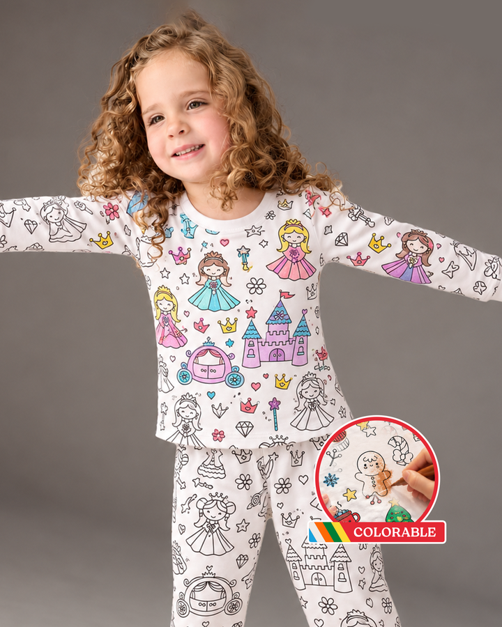 Sweet Dream Colorable Bamboo Two Piece Pajama Set