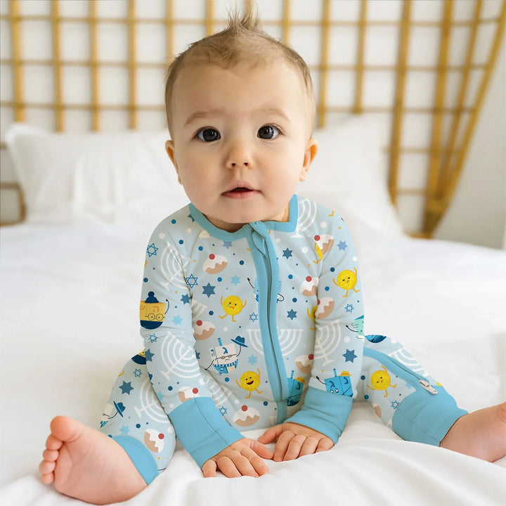 Hanukkah Little Dreidel Family Convertible Zippy