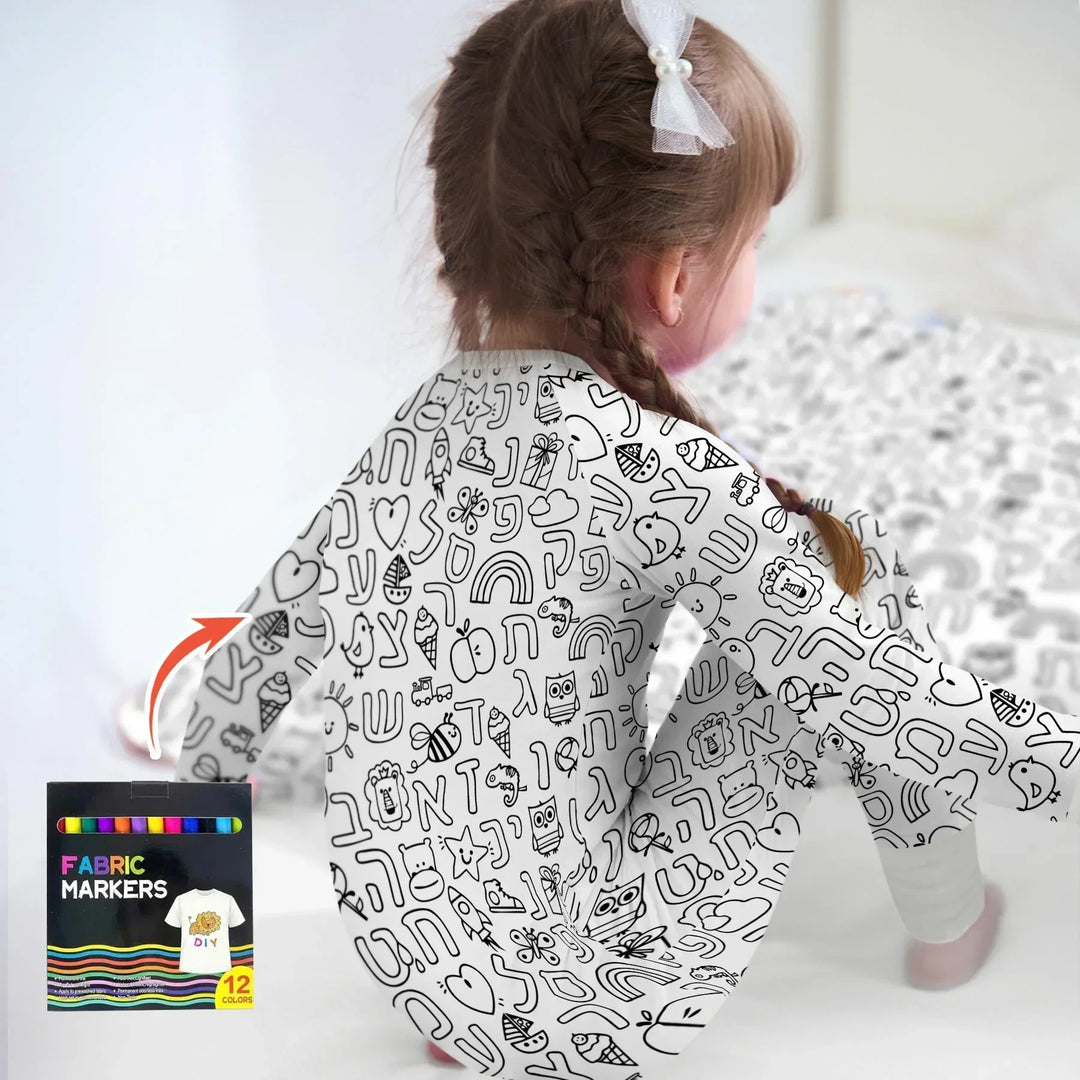 Gerippte Babykleidung mit individuellem Foto - Weich &amp; Skizzenhaft
