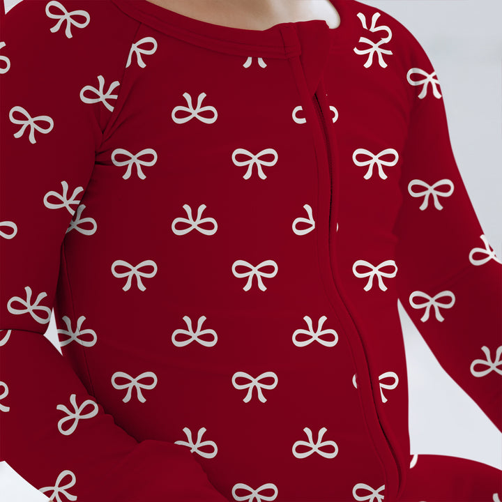 Christmas Cute Bows Convertible Zippy