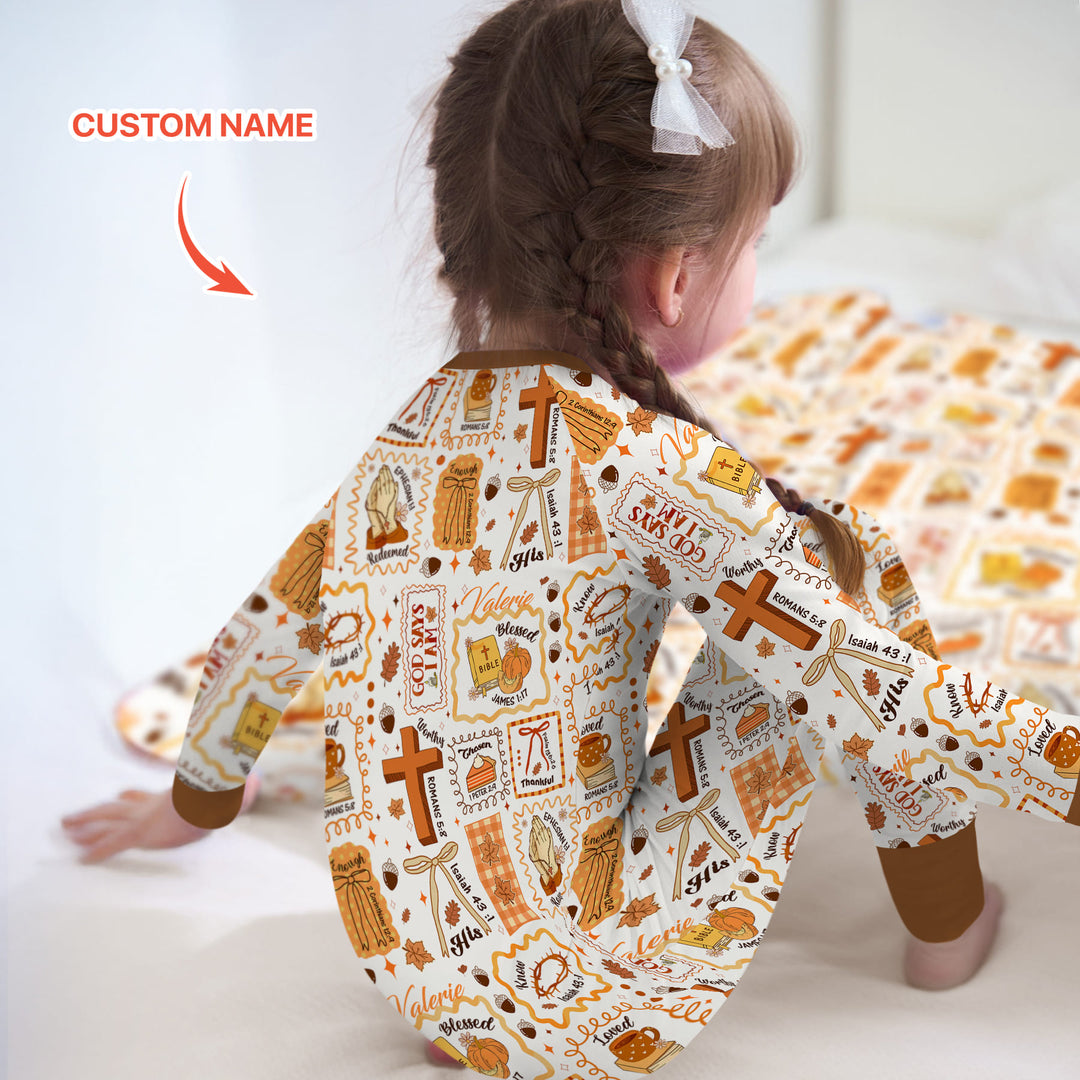 Custom Name I Am Thankful For Jesus Convertible Zippy , Custom Name I Am Thankful For Jesus Convertible Zippy - 0-3M