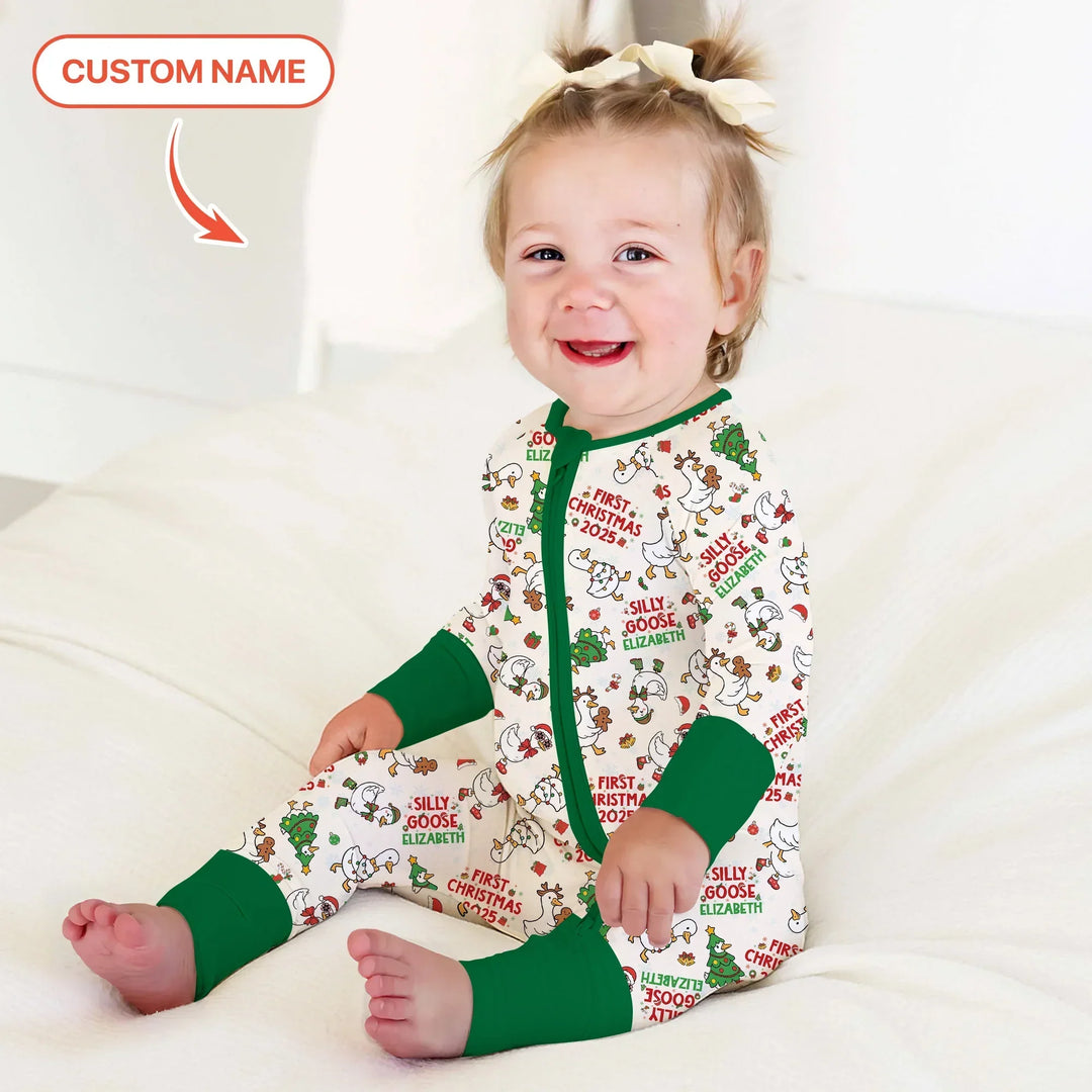 Custom Name "Silly Goose" Convertible Zippy , Custom Name "Silly Goose" Convertible Zippy - 0-3M