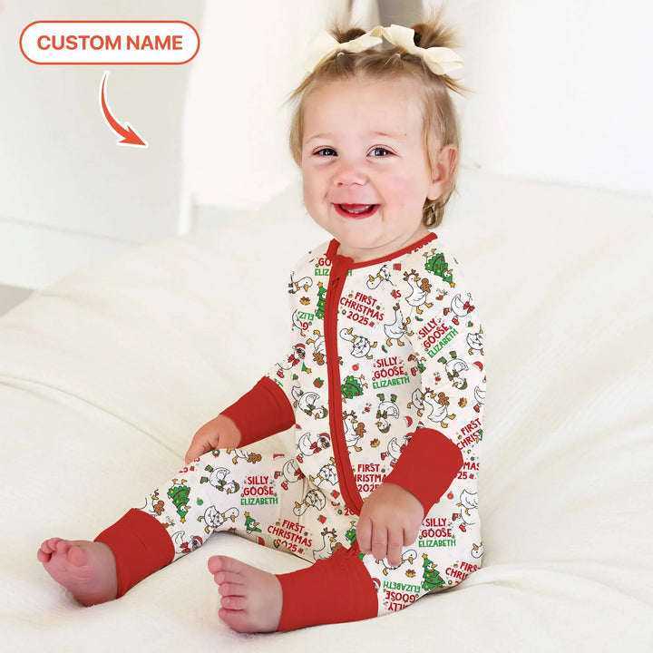 Custom Name "Silly Goose" Convertible Zippy , Custom Name "Silly Goose" Convertible Zippy - 0-3M