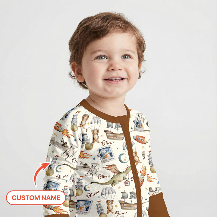 Adventure Dreams Custom Name Convertible Zippy