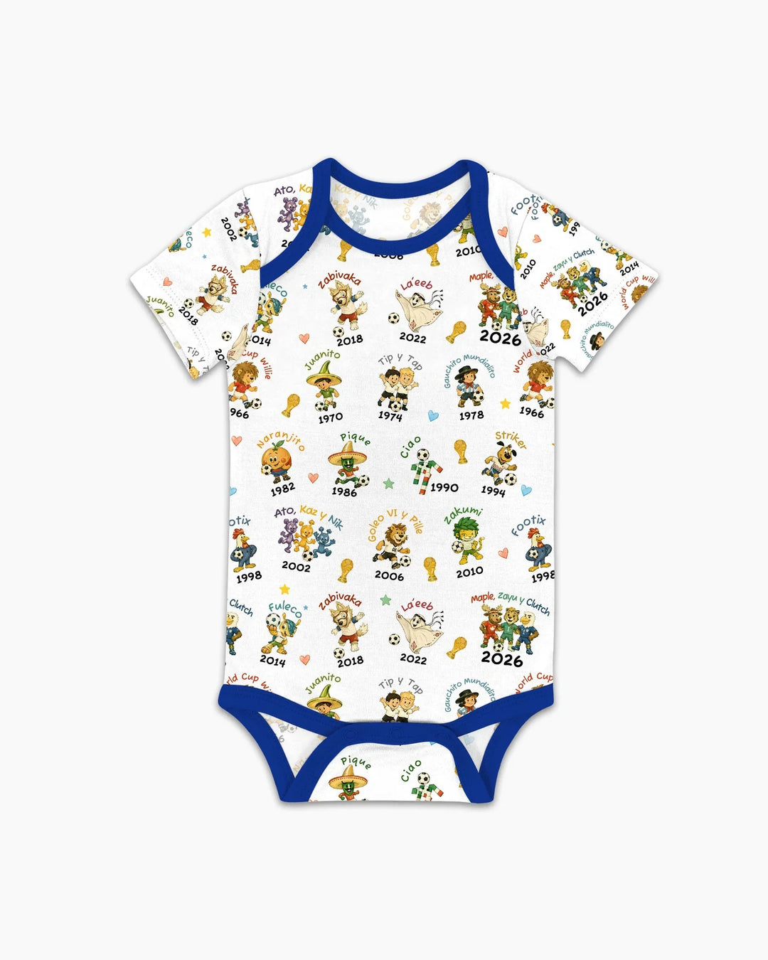 Soccer cup Mascots Bamboo Bodysuit