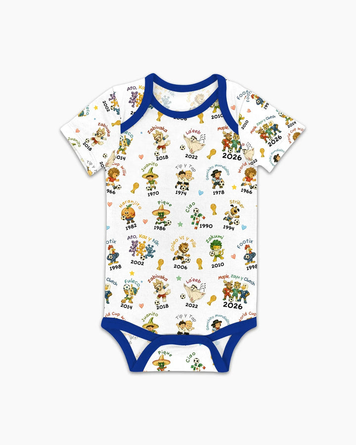 Soccer cup Mascots Bamboo Bodysuit