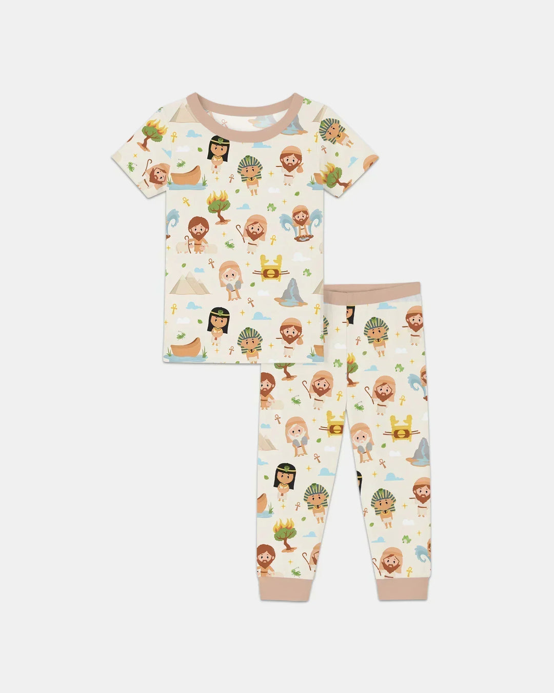 Zweiteiliges, kurzärmliges Pyjama-Set mit Marienkäfern