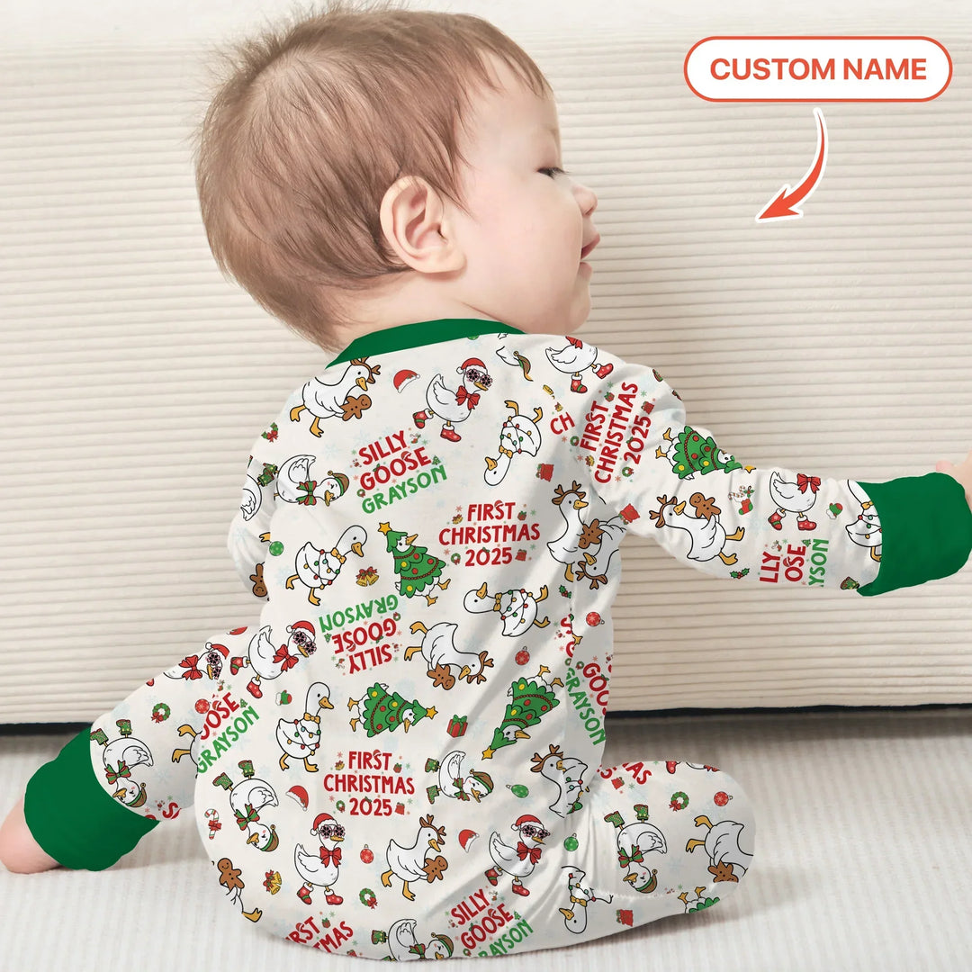 Custom Name "Silly Goose" Convertible Zippy , Custom Name "Silly Goose" Convertible Zippy - 0-3M