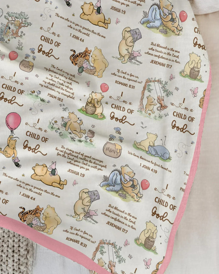 Child of God Whimsy Woodland Blanket