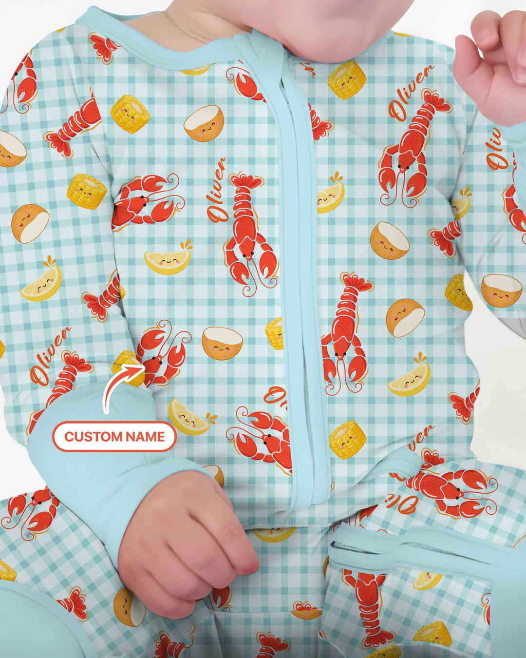 Gerippte Babykleidung mit individuellem Foto - Weich &amp; Skizzenhaft