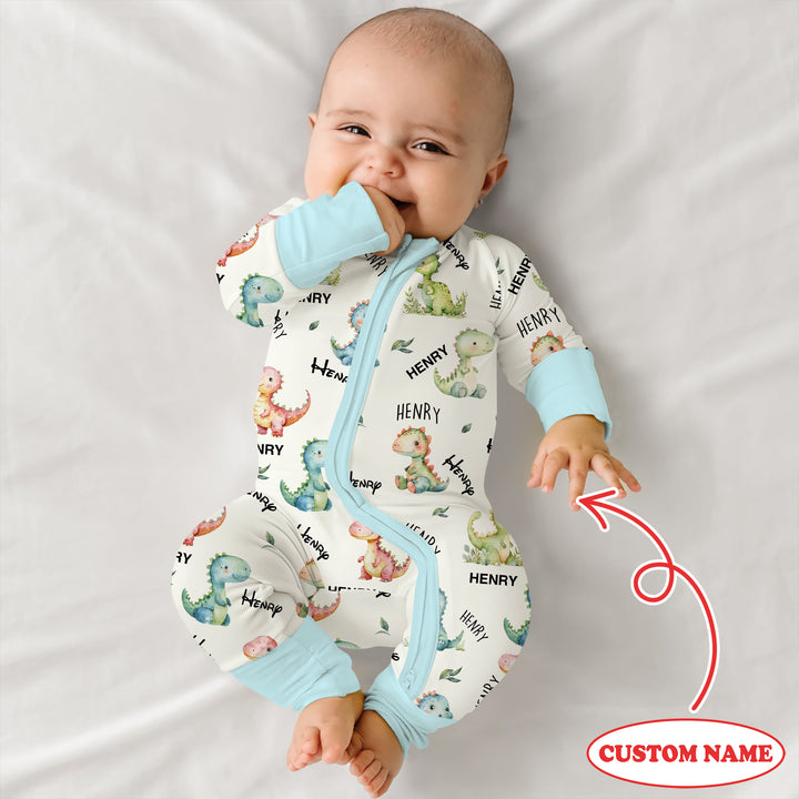 Dinosaur Custom Name Convertible Zippy