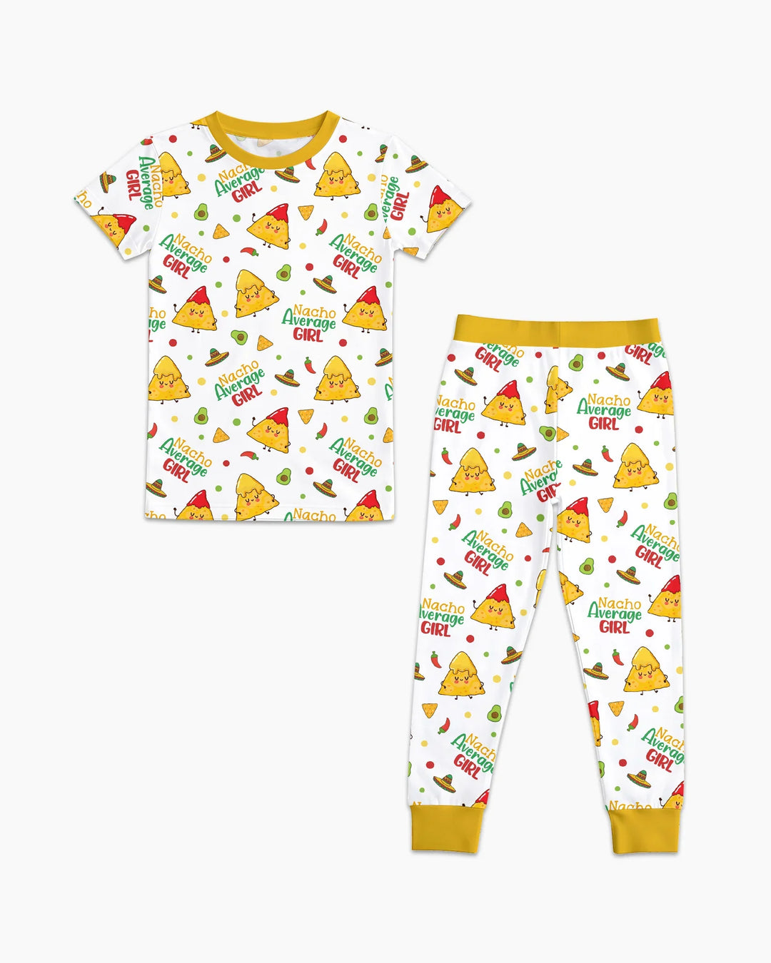 Zweiteiliges, kurzärmliges Pyjama-Set mit Marienkäfern