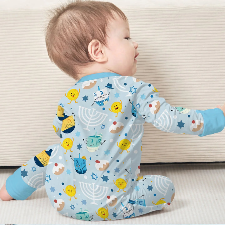 Hanukkah Little Dreidel Family Convertible Zippy