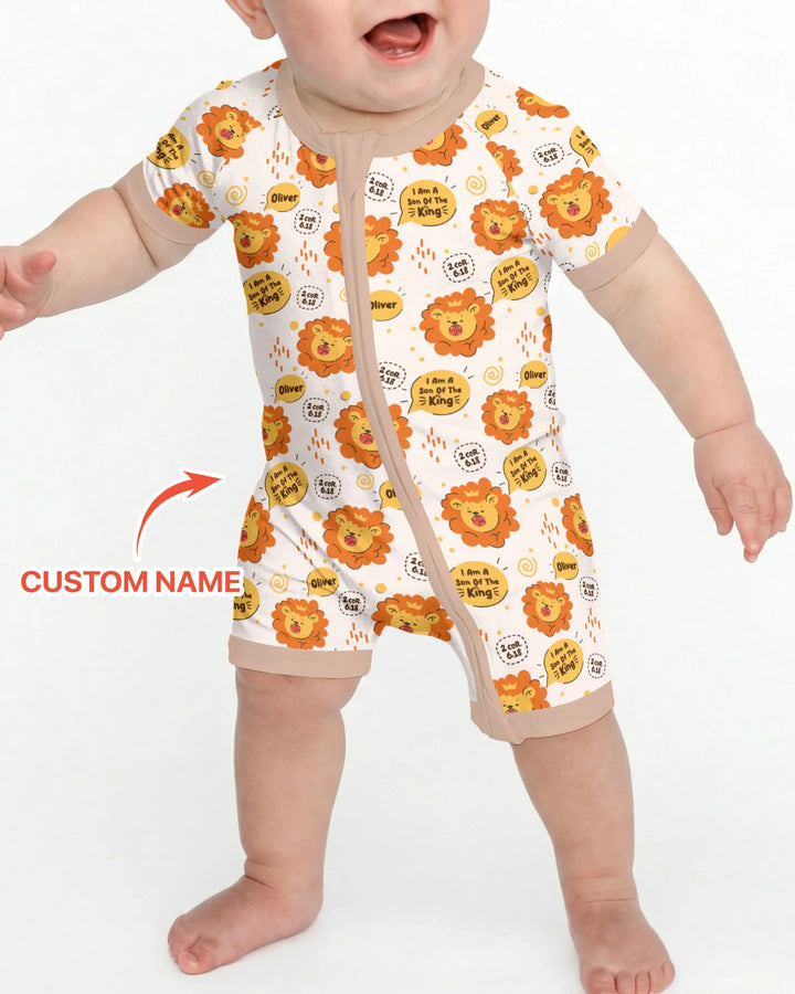 I Am A Son Of The King Custom Name Shorty Zippy