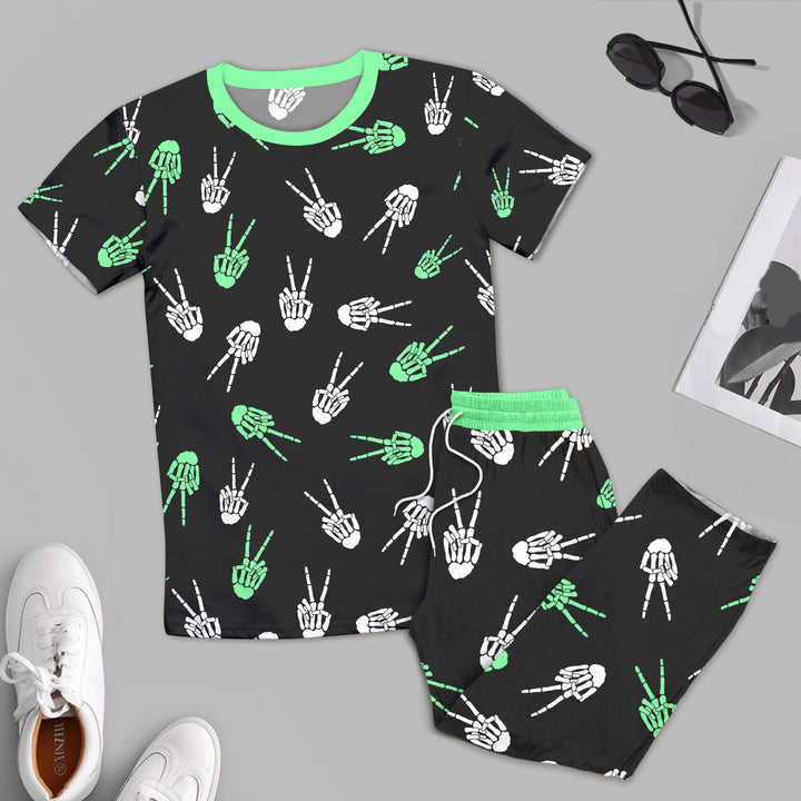 Bamboo Skelly Hands Outfit for Men – Cool and Comfortable