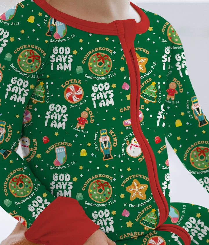 Merry Christmas God Says I Am Convertible Zippy