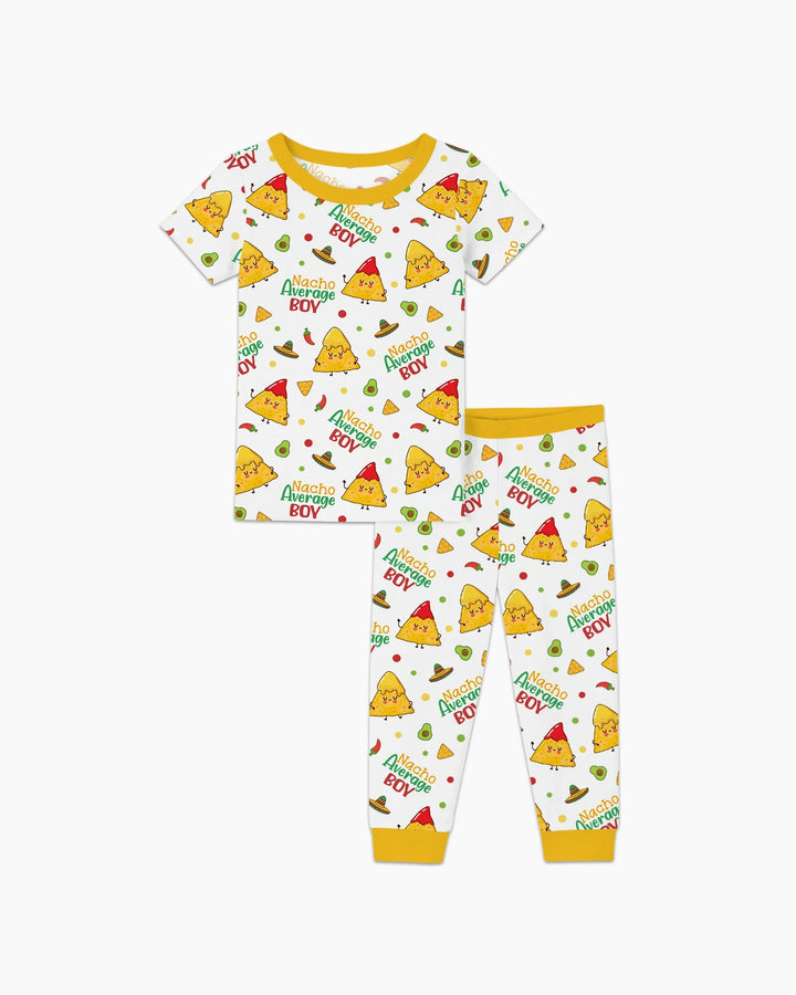 Zweiteiliges, kurzärmliges Pyjama-Set mit Marienkäfern