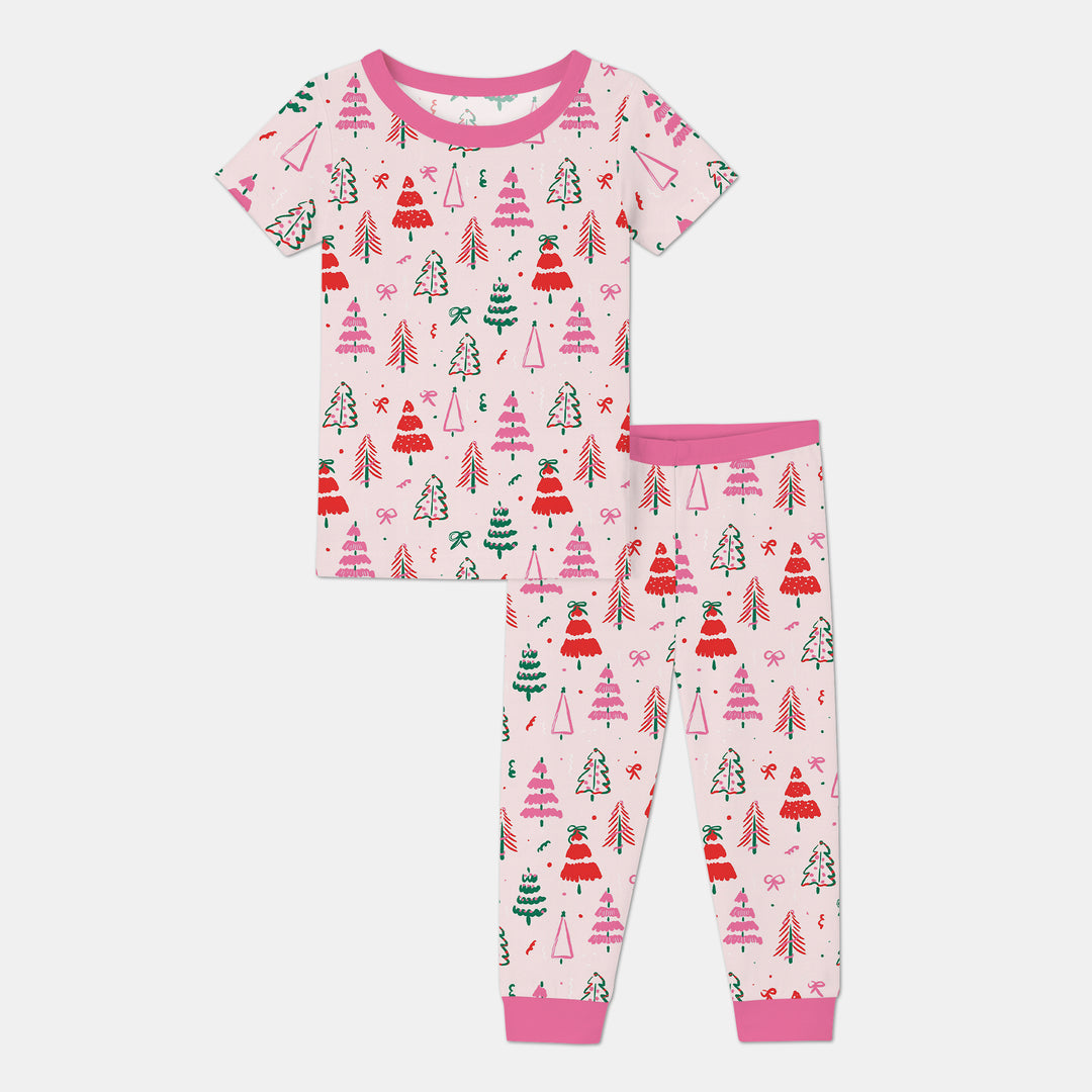 Zweiteiliges, kurzärmliges Pyjama-Set mit Marienkäfern