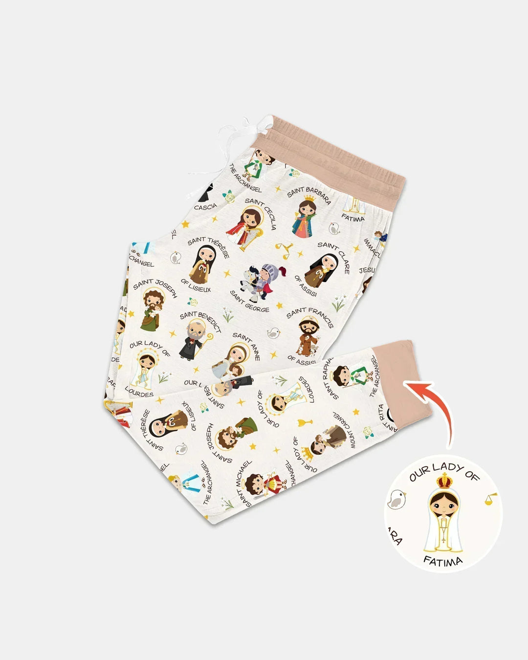 Pray For Us Family Matching Women Pajama Set