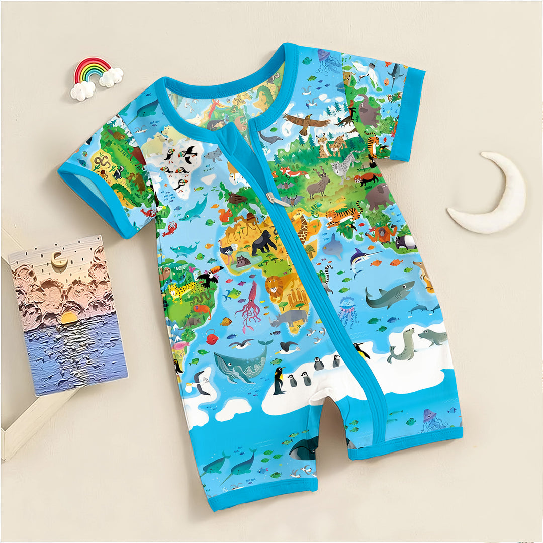 Bamboo Around The World Outfit for Baby – Soft and Adventurous