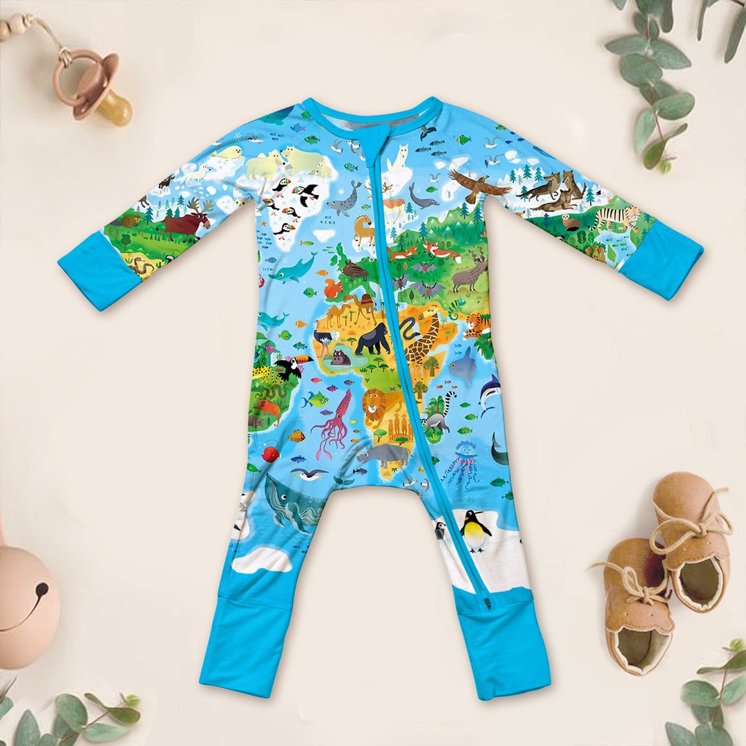 Bamboo Around The World Outfit for Baby – Soft and Adventurous