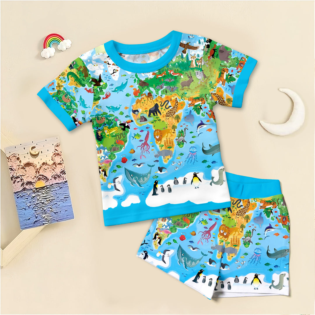 Bamboo Around The World Outfit for Baby – Soft and Adventurous