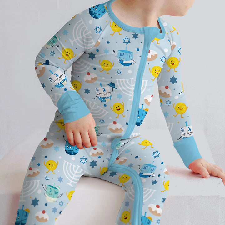 Hanukkah Little Dreidel Family Convertible Zippy