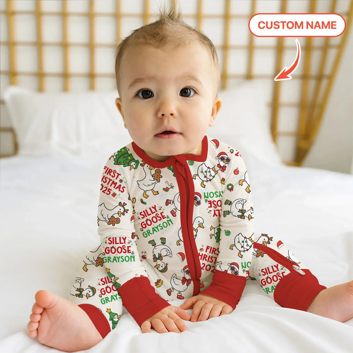 Custom Name "Silly Goose" Convertible Zippy , Custom Name "Silly Goose" Convertible Zippy - 0-3M
