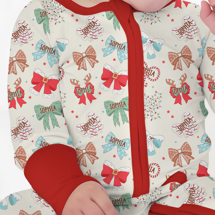 Custom Retro Bowl Christmas  Convertible Zippy
