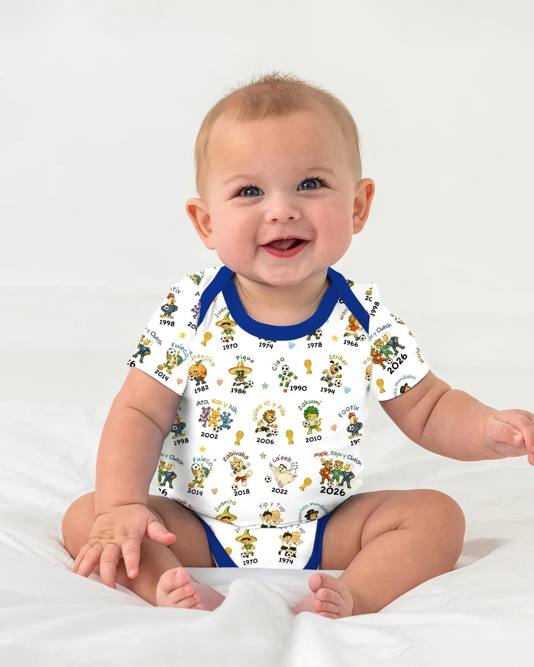 Soccer cup Mascots Bamboo Bodysuit
