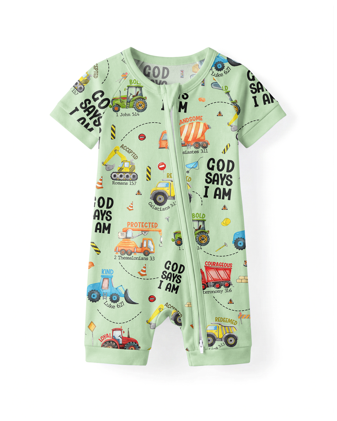 God Says I Am Bamboo Shorty Zippy