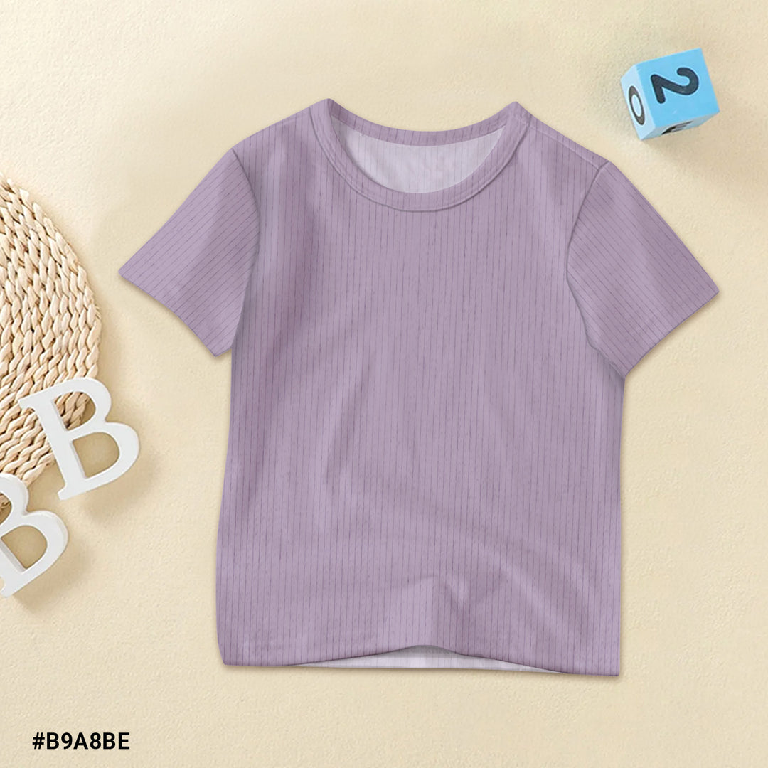 Taro Ribbed Bamboo Fabric Baby Clothing - Soft & Stretchy